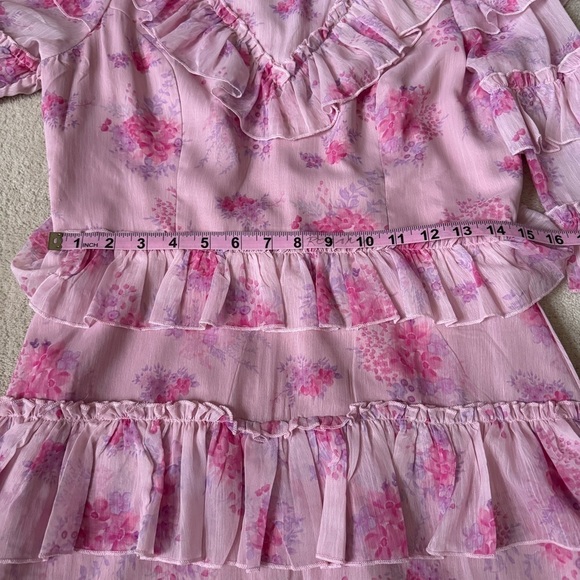 Ivy City Co. Pink Tiered Garden State Dress 10 - Picture 8 of 10